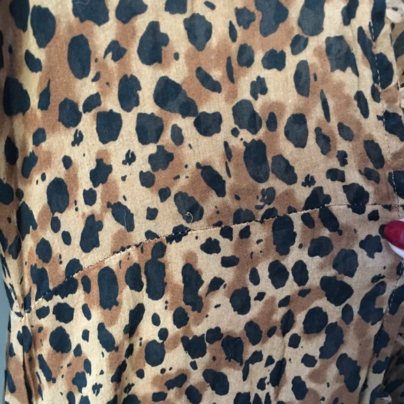 ✴️SOLD✴️ Spell Saphari Gown Leopard Duster Small - Picture 8 of 8